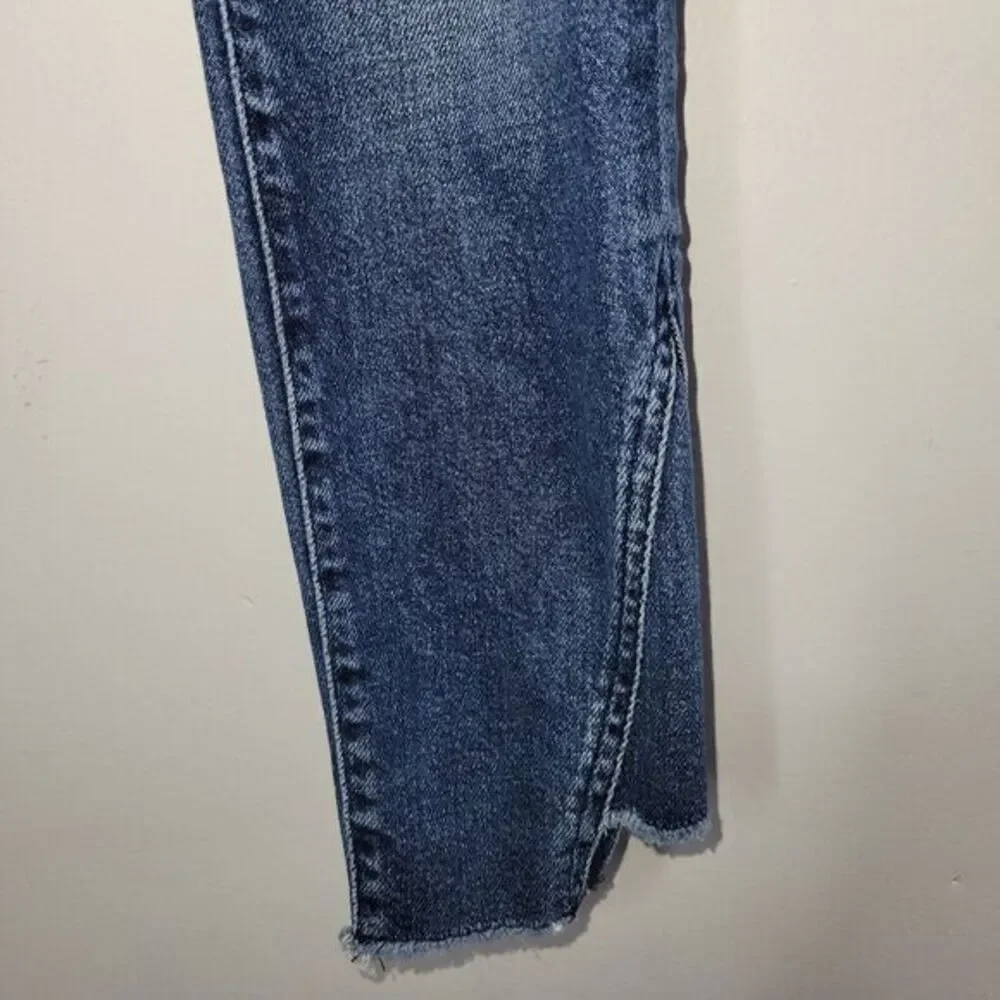 Frame Le High Skinny‎ Jeans Women 27 Blue Raw Hem